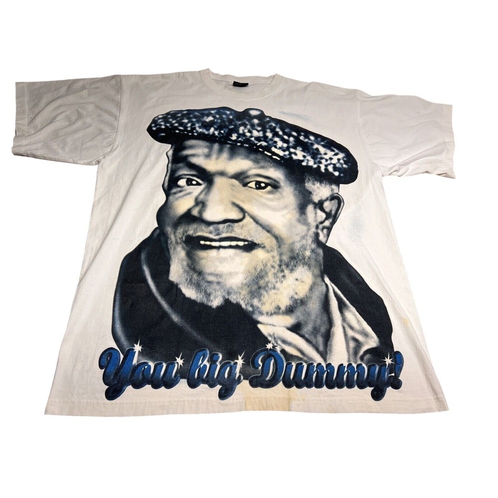 Vintage Sanford and Son T-Shirt 2XL‎ Comedy Big Dummy Fred Sanford Oversized